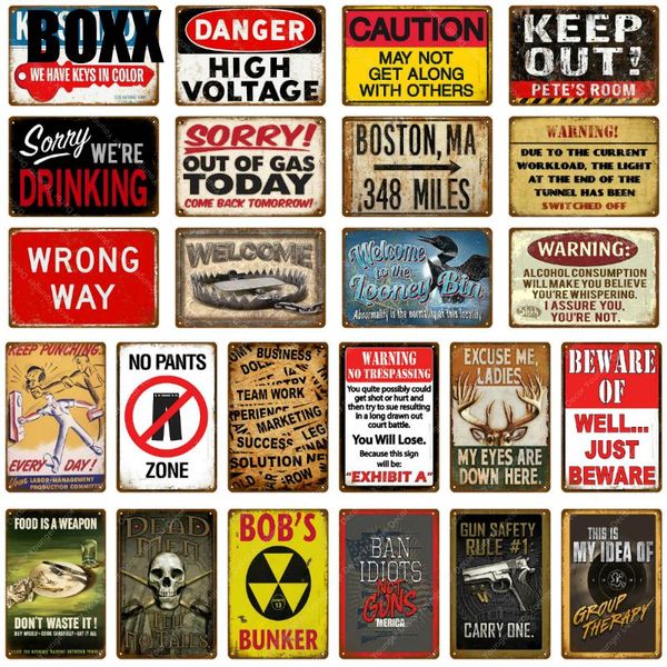 warning signs caution wrong way metal poster danger high volatge signpost for pub bar cafe home decor vintage wall plaque
warning signs caution wrong way metal poster danger high volatge signpost for pub bar cafe home decor vintage wall plaque