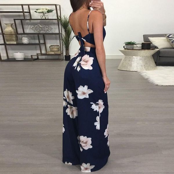 nedeins 2020 new summer women casual pant sleeveless backless playsuit trousers overalls fashion women floral pants, Black;white
nedeins 2020 new summer women casual pant sleeveless backless playsuit trousers overalls fashion women floral pants, Black;white