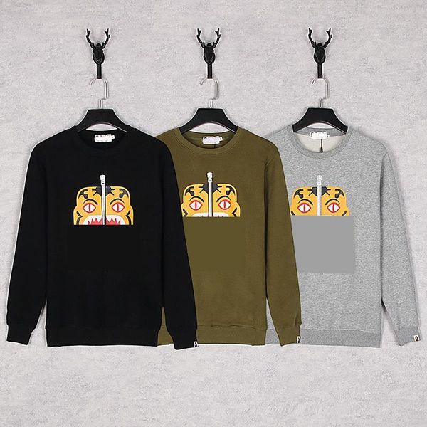 autumn and winter new fashion brand fake zipper tiger print men and women's couple wear plush, Black
autumn and winter new fashion brand fake zipper tiger print men and women's couple wear plush, Black