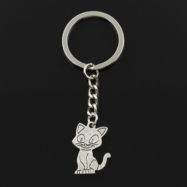 fashion 30mm key ring metal key chain keychain jewelry antique silver color plated double sided cat 24x19mm pendant
fashion 30mm key ring metal key chain keychain jewelry antique silver color plated double sided cat 24x19mm pendant