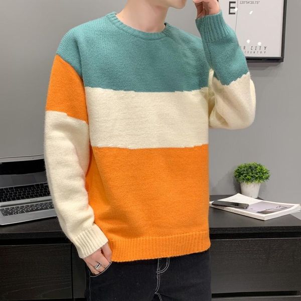 2021 new fashion autumn and winter men's wear casual trend matching color loose bottom line shirt 68y937, White;black
2021 new fashion autumn and winter men's wear casual trend matching color loose bottom line shirt 68y937, White;black
