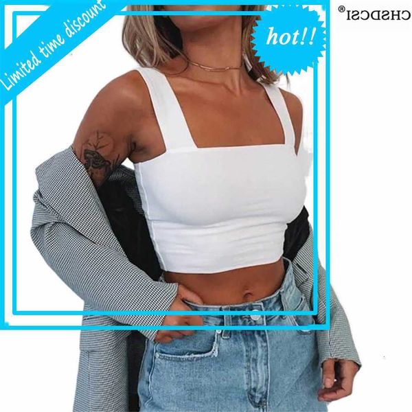 chsdsci white backless tank for women streetwear 2021 mouwlless fitness vest cropped feminino solid short teas
chsdsci white backless tank for women streetwear 2021 mouwlless fitness vest cropped feminino solid short teas