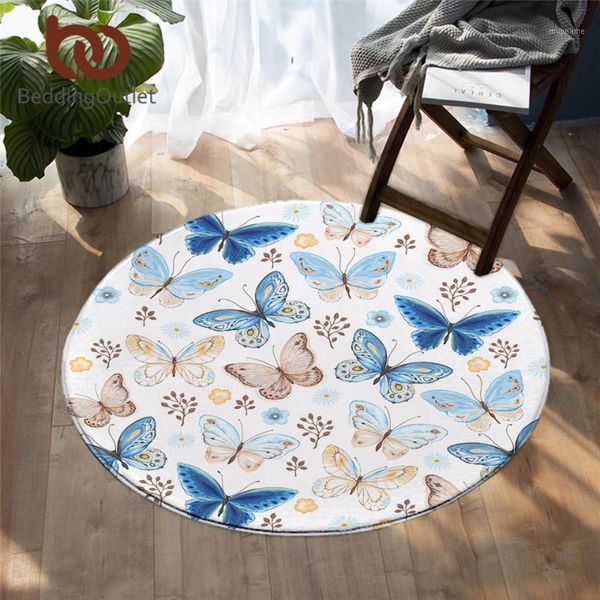 beddingoutlet butterfly round carpet for bedroom colorful area rug insect print anti-slip floor mat polyester alfombra dropship1
beddingoutlet butterfly round carpet for bedroom colorful area rug insect print anti-slip floor mat polyester alfombra dropship1
