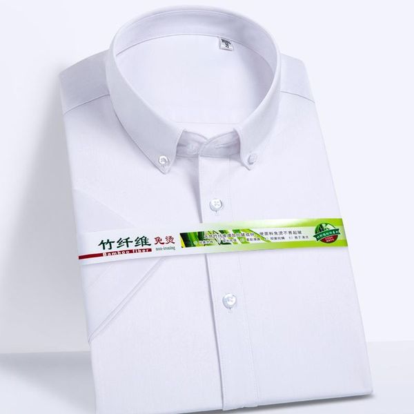 men's casual shirts men's button-down non-iron bamboo-fiber shirt pocket-less design summer short sleeve standard-fit dress shirts, White;black
men's casual shirts men's button-down non-iron bamboo-fiber shirt pocket-less design summer short sleeve standard-fit dress shirts, White;black