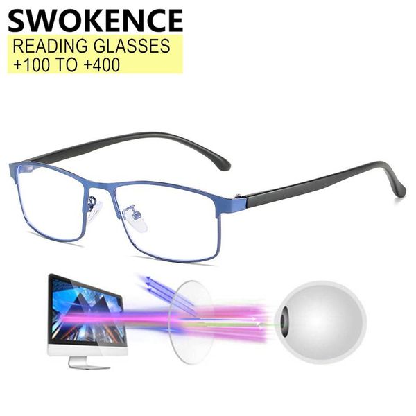 sunglasses swokence anti fatigue reading glasses women men business alloy full frame blue ray presbyopic spectacles r501, White;black
sunglasses swokence anti fatigue reading glasses women men business alloy full frame blue ray presbyopic spectacles r501, White;black