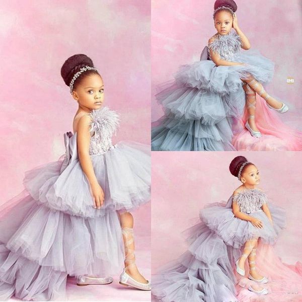 2020 lace flower girls' dresses appliques tiered hi-lo first communion gowns lace-up back floor length kids formal wear pageant, Red;yellow
2020 lace flower girls' dresses appliques tiered hi-lo first communion gowns lace-up back floor length kids formal wear pageant, Red;yellow