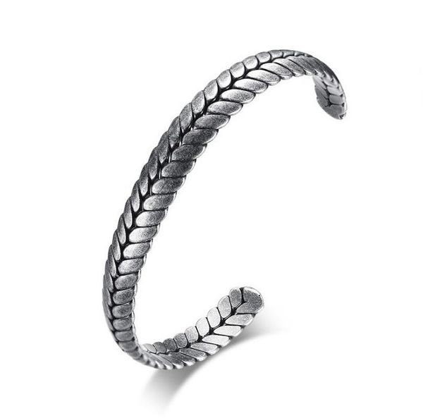 classic simple ladies bracelet 8mm metal wheat shape open hand fashion bracelet, Black
classic simple ladies bracelet 8mm metal wheat shape open hand fashion bracelet, Black