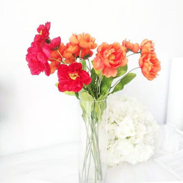 decorative flowers & wreaths artificial poppy silk with leaves fleurs artificielles for autumn fall home party decoration wreath fake flower
decorative flowers & wreaths artificial poppy silk with leaves fleurs artificielles for autumn fall home party decoration wreath fake flower