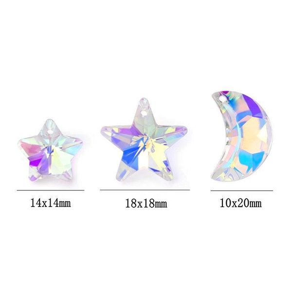 crystal moon&star beads glass star pendant crystal charms rhinestones for earring necklace diy jewelry acc qylude
crystal moon&star beads glass star pendant crystal charms rhinestones for earring necklace diy jewelry acc qylude