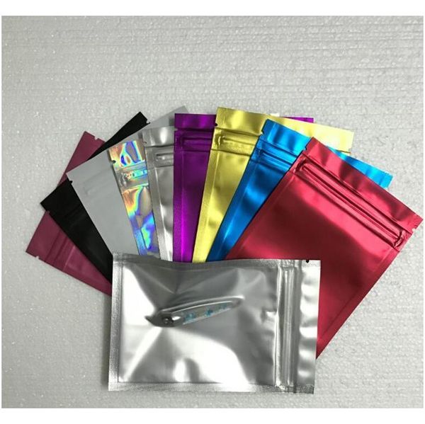 300pcs/lot 8.5*13cm colored aluminum foil self seal zipper plastic bag packaging for food snack storage matte myl jlltib mx_home
300pcs/lot 8.5*13cm colored aluminum foil self seal zipper plastic bag packaging for food snack storage matte myl jlltib mx_home