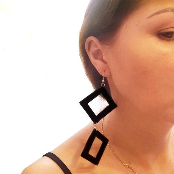 dangle & chandelier handmade earrings women drop a pair of jewelry light and soft earring black rubber big sponge accessories designer, Silver
dangle & chandelier handmade earrings women drop a pair of jewelry light and soft earring black rubber big sponge accessories designer, Silver
