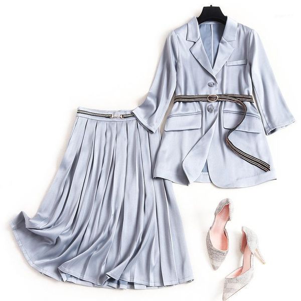 satin skirt suit women 2020 spring office lady women's coat vintage elegant suit jacket pleated skirt two piece set plus size1, White;black
satin skirt suit women 2020 spring office lady women's coat vintage elegant suit jacket pleated skirt two piece set plus size1, White;black