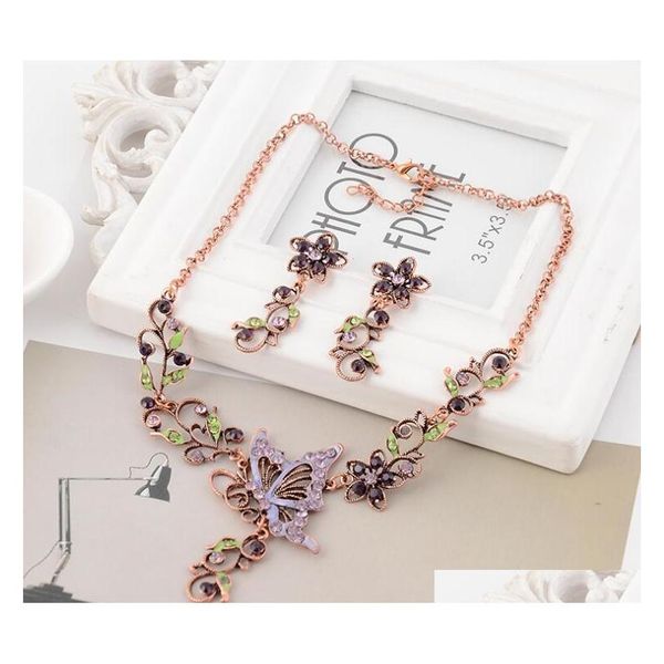 europe fashion jewelry sets vintage butterfly pendant rhinestone flowers elegant n sqcpxb queen66, Silver
europe fashion jewelry sets vintage butterfly pendant rhinestone flowers elegant n sqcpxb queen66, Silver