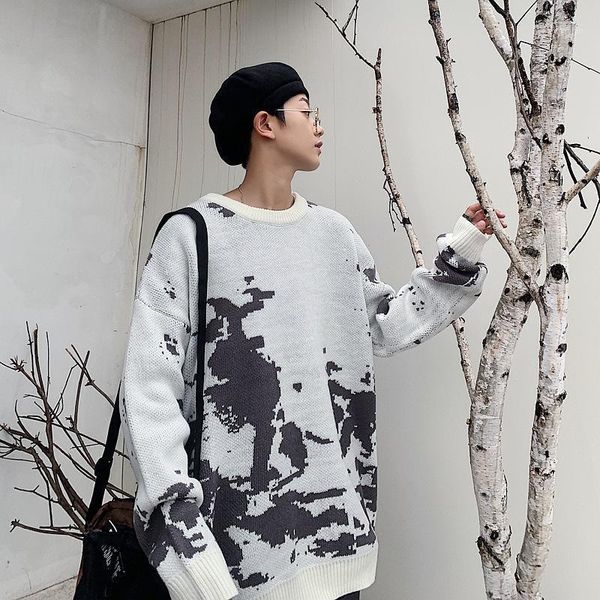 men's sweaters fashion tie dye men 2021 autumn loose pullovers korean hip hop streetwear oversized casual 1, White;black
men's sweaters fashion tie dye men 2021 autumn loose pullovers korean hip hop streetwear oversized casual 1, White;black