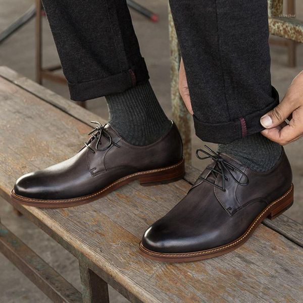 dress shoes brand mens formal genuine leather oxford for men dressing wedding men's brogues office lace up male men1, Black
dress shoes brand mens formal genuine leather oxford for men dressing wedding men's brogues office lace up male men1, Black