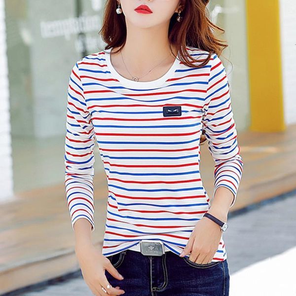 t shirt women 2020 autumn striped t shirt women long sleeves o neck colorful t shirt woman plus size 3xl female casual, White
t shirt women 2020 autumn striped t shirt women long sleeves o neck colorful t shirt woman plus size 3xl female casual, White