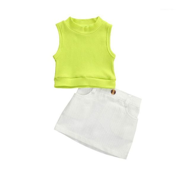1-4years kids girl clothes floral short sleeve fluorescence t-shirt mini button skirt summer spring outfits 2pcs set1, White
1-4years kids girl clothes floral short sleeve fluorescence t-shirt mini button skirt summer spring outfits 2pcs set1, White