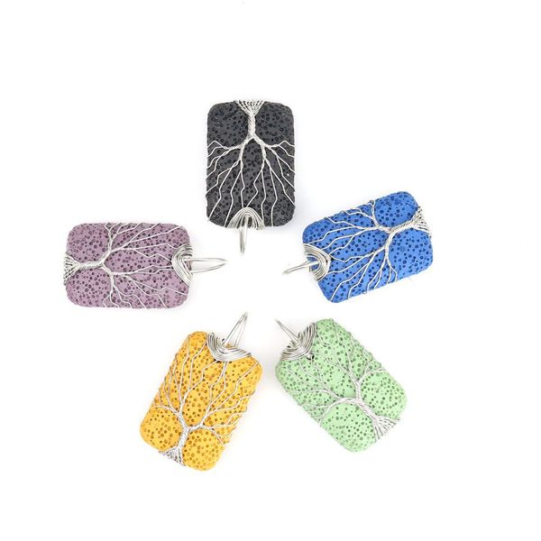 handmade copper twine tree of life colorful lava stone pendant necklace diy arom essential oil diffuser necklaces for women men jewelry, Silver
handmade copper twine tree of life colorful lava stone pendant necklace diy arom essential oil diffuser necklaces for women men jewelry, Silver
