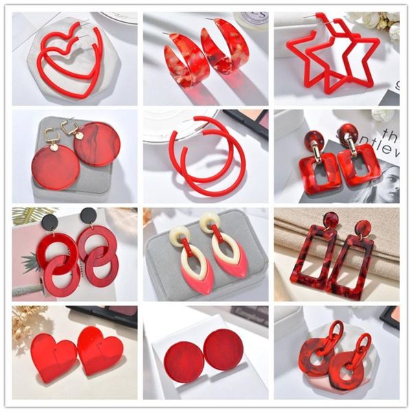 2020 new resin acrylic drop dangle earrings for women bohemian geometric red fashion pendant earring wedding jewelry, Silver
2020 new resin acrylic drop dangle earrings for women bohemian geometric red fashion pendant earring wedding jewelry, Silver
