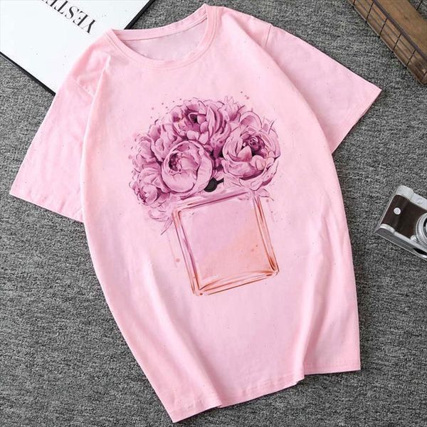 czccwd women clothes 2021 summer vogue t shirt harajuku fashion perfume flower female t shirt leisure aesthetic printed tshirt, White
czccwd women clothes 2021 summer vogue t shirt harajuku fashion perfume flower female t shirt leisure aesthetic printed tshirt, White