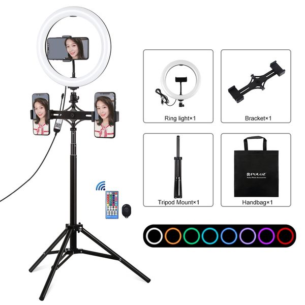 puluz 102 inch 26cm rgbw light 165m tripod mount dual phone bracket curved surface usb rgbw dimmable led ring vlogging video light live b
puluz 102 inch 26cm rgbw light 165m tripod mount dual phone bracket curved surface usb rgbw dimmable led ring vlogging video light live b