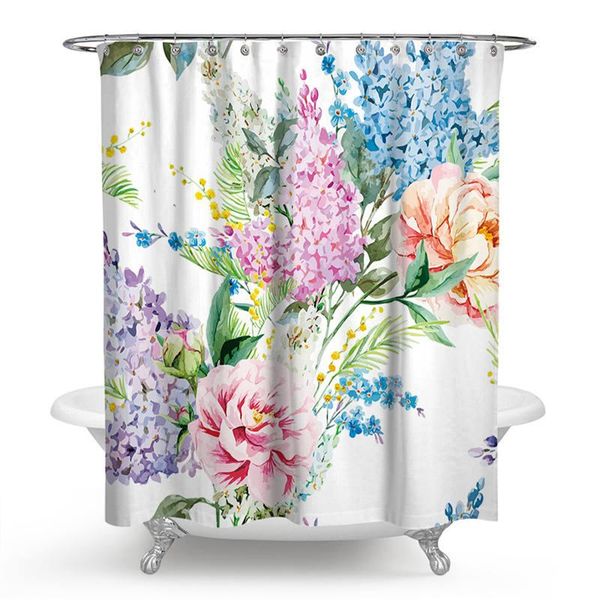 shower curtains flower painting printed mildew proof polyester washable waterproof for bathroom home decor
shower curtains flower painting printed mildew proof polyester washable waterproof for bathroom home decor
