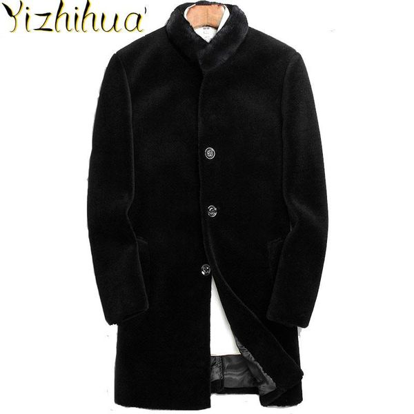 azazel 200%wool coat winter jacket men real shearling fur coat collar jackets long veste homme lsy080063 my2232, Black
azazel 200%wool coat winter jacket men real shearling fur coat collar jackets long veste homme lsy080063 my2232, Black
