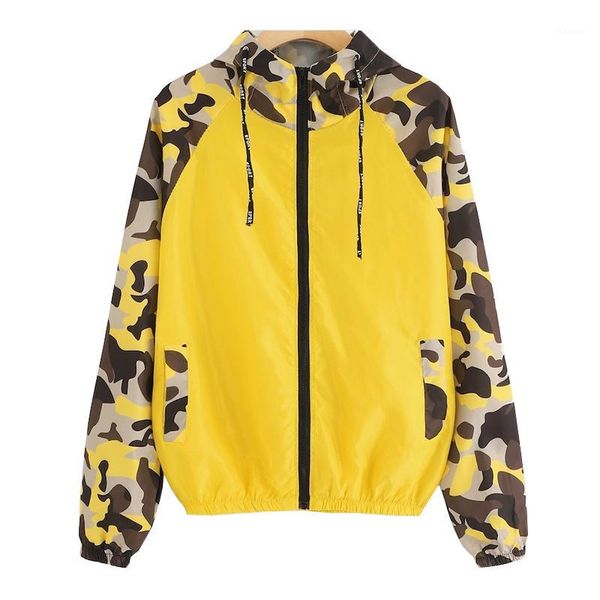 spring camouflage patchwork women jacket hooded thin coat female long sleeve jackets casual pink black blue yellow windbreaker1, Black;brown
spring camouflage patchwork women jacket hooded thin coat female long sleeve jackets casual pink black blue yellow windbreaker1, Black;brown