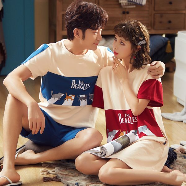 couple pajamas set women mens cotton pajama set couples short sleeve sleepwear homewear pj pyjamas plus size -3xl q1216, Black;white
couple pajamas set women mens cotton pajama set couples short sleeve sleepwear homewear pj pyjamas plus size -3xl q1216, Black;white