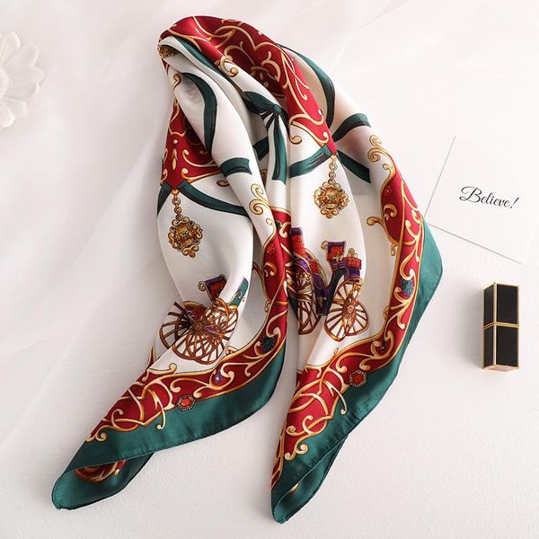 scarves 2021 women scarf summer silk beach shawl 70cm square fashion style muslim headscarf, Blue;gray
scarves 2021 women scarf summer silk beach shawl 70cm square fashion style muslim headscarf, Blue;gray