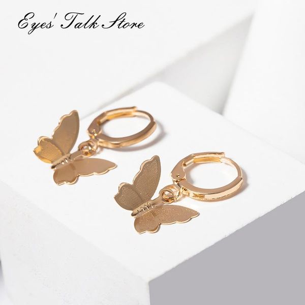 2021 new fashion women butterfly drop earrings golden silver color copper earrings statement girls party jewelry
2021 new fashion women butterfly drop earrings golden silver color copper earrings statement girls party jewelry