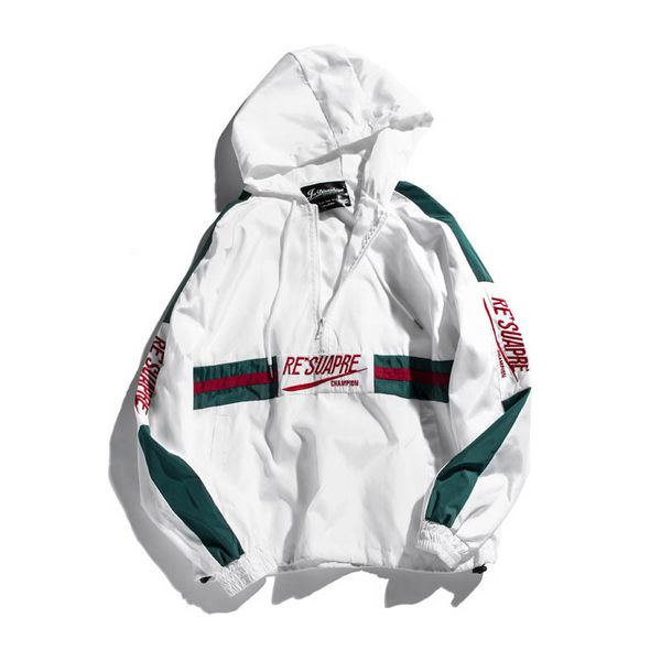 and autumn spring tide marks men's clothes embroidered letter with hoodie loose pullover jacket casual jackets rb94, Black;brown
and autumn spring tide marks men's clothes embroidered letter with hoodie loose pullover jacket casual jackets rb94, Black;brown