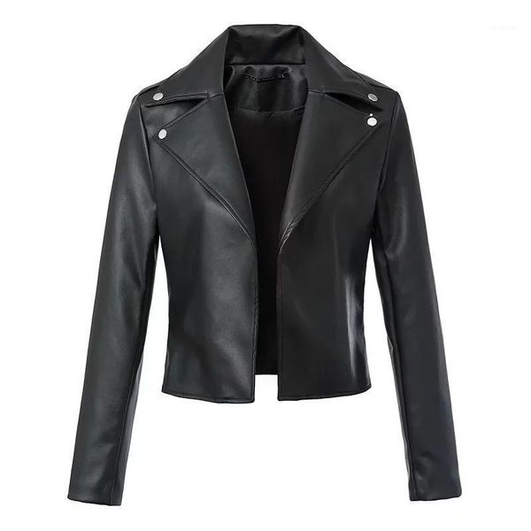 2020 spring pu faux leather jacket women open stitch classic moto biker jacket ladies back weave black leather coat outerwear1, Black;brown
2020 spring pu faux leather jacket women open stitch classic moto biker jacket ladies back weave black leather coat outerwear1, Black;brown