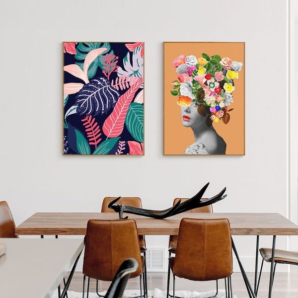 fashion orange leaf flower lady canvas painting wall art poster prints modern wall picture for living room bedroom home decoration
fashion orange leaf flower lady canvas painting wall art poster prints modern wall picture for living room bedroom home decoration