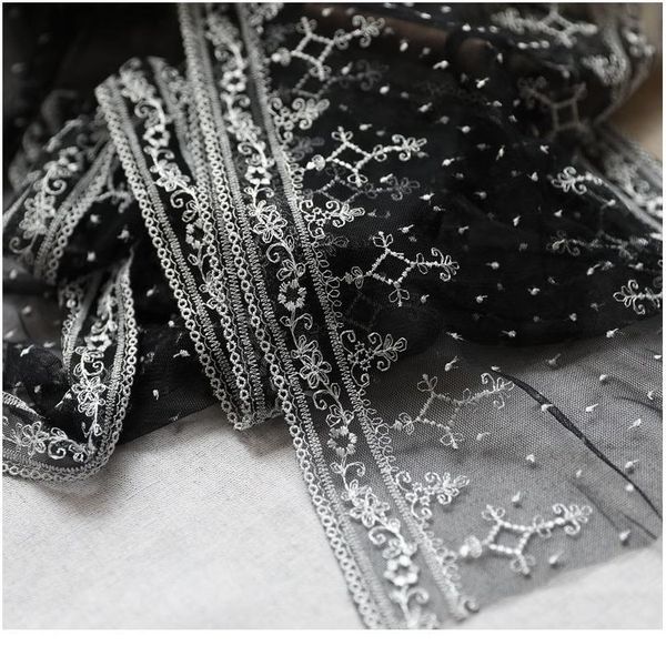 22cm wide 5meter/pack bilateral polyester black mesh embroider lace fabric mesh have stretch sewing trim dress accessor jllavy
22cm wide 5meter/pack bilateral polyester black mesh embroider lace fabric mesh have stretch sewing trim dress accessor jllavy