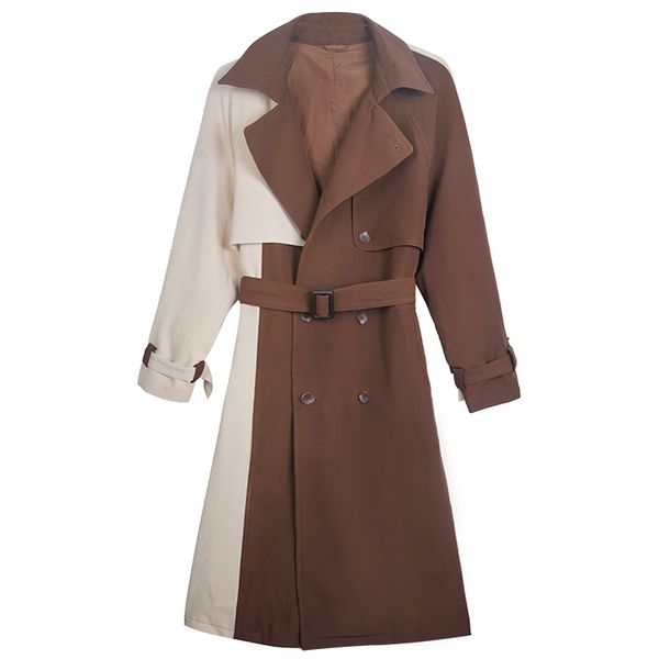 trench coat double breasted long windbreaker side pockets with female belts autumn outerwear 7ef0, Black
trench coat double breasted long windbreaker side pockets with female belts autumn outerwear 7ef0, Black