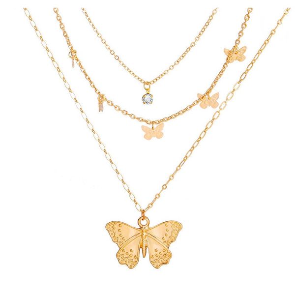 51819 new butterfly pendant gold layers necklace creative retro concise alloy clavicle chain 51819 new wmtbgr bdesybag, Silver
51819 new butterfly pendant gold layers necklace creative retro concise alloy clavicle chain 51819 new wmtbgr bdesybag, Silver
