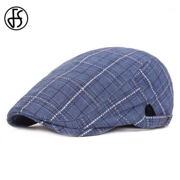 fs plaid vintage berets cap for women black blue flat cap men summer cotton newsboy caps chapeau ivy gatsby hat peaky hats1, Blue;gray
fs plaid vintage berets cap for women black blue flat cap men summer cotton newsboy caps chapeau ivy gatsby hat peaky hats1, Blue;gray