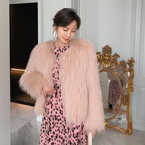 women's fur & faux 2021 winter women coat slim elegant female outerwear fake casual ladies thick warm high quatily fashion, Black
women's fur & faux 2021 winter women coat slim elegant female outerwear fake casual ladies thick warm high quatily fashion, Black