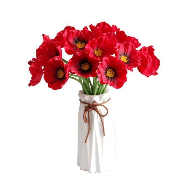 10pcs flores artificiales para decoracion simulation fake poppies flowers bouquet arrangements hogar red realistic home decor1
10pcs flores artificiales para decoracion simulation fake poppies flowers bouquet arrangements hogar red realistic home decor1