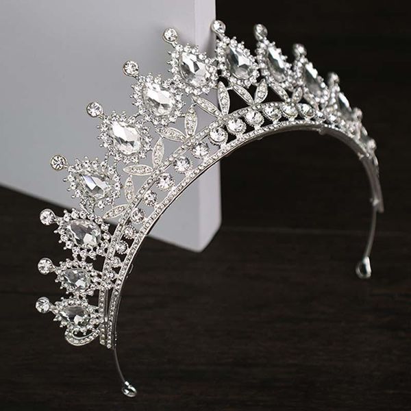 silver color rhinestone crystal queen princess bride tiaras crown women wedding coronal headpiece hair jewelry accessories jl, Golden;silver
silver color rhinestone crystal queen princess bride tiaras crown women wedding coronal headpiece hair jewelry accessories jl, Golden;silver