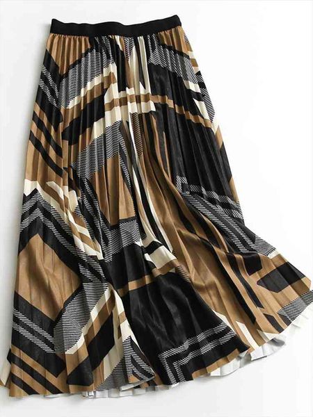 y2k midi long pleated skirt for women geometric print a line elastic high waist mid-length skirt female ladies, Black
y2k midi long pleated skirt for women geometric print a line elastic high waist mid-length skirt female ladies, Black