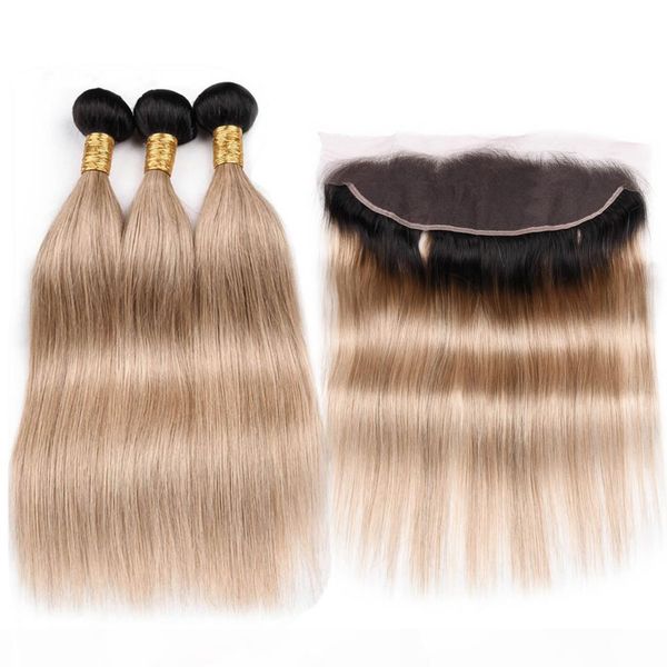 honey blonde ombre indian human hair 3bundles with frontal #1b 27 dark root light brown ombre straight 13x4 full lace frontal with weaves, Black
honey blonde ombre indian human hair 3bundles with frontal #1b 27 dark root light brown ombre straight 13x4 full lace frontal with weaves, Black