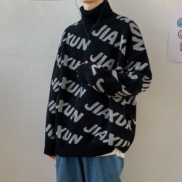 2021 of the male turtleneck sweater tendency in knitted or crocheted street clothes loose 6z3l cpxm, White;black
2021 of the male turtleneck sweater tendency in knitted or crocheted street clothes loose 6z3l cpxm, White;black
