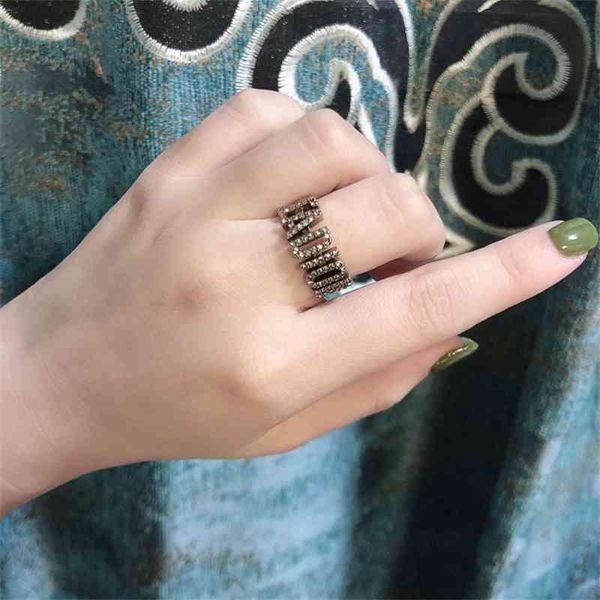 letter luxury brand designer fashion charm vintage ring couple gift party wedding gift alex ani, Silver
letter luxury brand designer fashion charm vintage ring couple gift party wedding gift alex ani, Silver