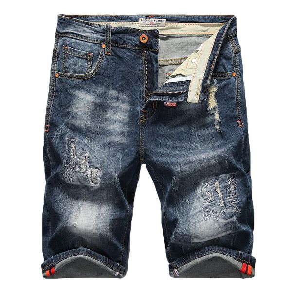 2020 summer new men's stretch ripped jeans shorts fashion casual slim fit elastic denim shorts male brand clothes, White;black
2020 summer new men's stretch ripped jeans shorts fashion casual slim fit elastic denim shorts male brand clothes, White;black