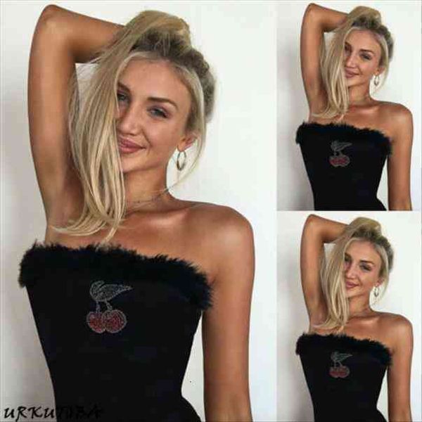Fashion Sexy Women Short Crop Tops Black Patchwork Cherry Vest Tank Top Strapless Wrap Chest Bustier Camis Female, White
Fashion Sexy Women Short Crop Tops Black Patchwork Cherry Vest Tank Top Strapless Wrap Chest Bustier Camis Female, White