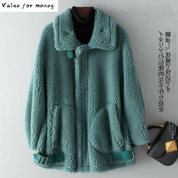 fur real coat female jacket autumn winter women clothes 2021 korean vintage sheep shearling fur manteau femme zt4496, Black
fur real coat female jacket autumn winter women clothes 2021 korean vintage sheep shearling fur manteau femme zt4496, Black