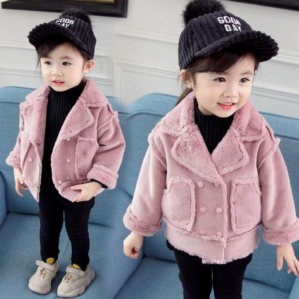 jackets 2021 autumn winter girls woolen coat pink solid design long sleeves jacket for kids age 1 - 6 t yrs old windbreaker clothes, Blue;gray
jackets 2021 autumn winter girls woolen coat pink solid design long sleeves jacket for kids age 1 - 6 t yrs old windbreaker clothes, Blue;gray