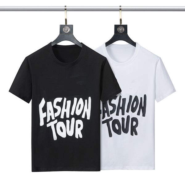 summer men's and women's designer t-shirts loose slim fashion brand casual shirt letter printing luxury clothing street short sle, White;black
summer men's and women's designer t-shirts loose slim fashion brand casual shirt letter printing luxury clothing street short sle, White;black